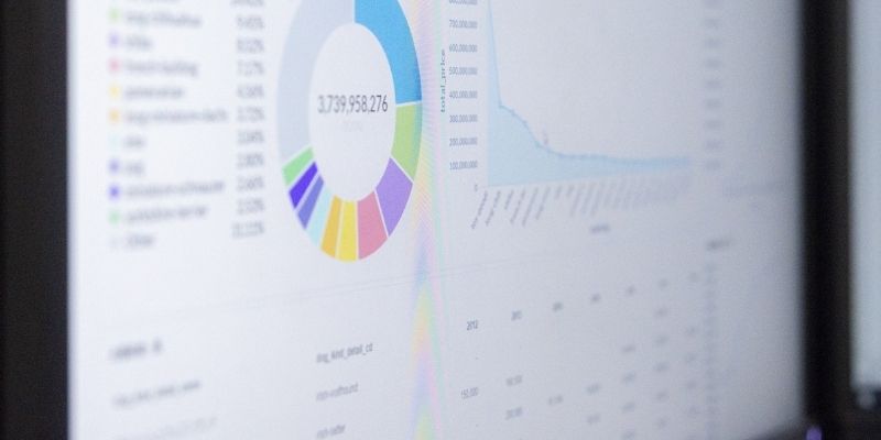 Data Dashboard Op Beeldscherm Dichtbij 800X400